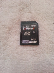 Card memorie SDHC Sandisk Extreme III 4GB foto