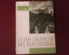 O. Velescu Cetati taranesti din Transilvania, ed. princeps, tiraj 6000 exemplare foto