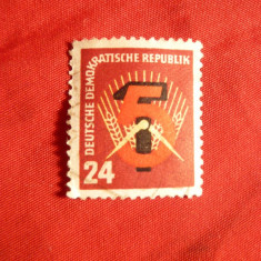 Serie -Planul Cincinal 1951 , 24 Pf. DDR ,1 val. stamp.