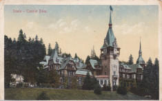 CARTE POSTALA SINAIA Castelul Peles Circulata foto