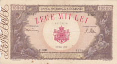 ROMANIA 10.000 lei 18 mai 1945 VF+++!!! foto