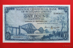 SCOTIA - 1 Pound 1959 - NATIONAL COMMERCIAL BANK OF SCOTLAND LIMITED foto