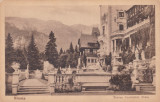 CARTE POSTALA SINAIA Terasa Castelului Peles Circulata 1935, Printata