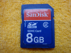 Card memorie SDHC Sandisk 8GB foto