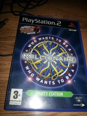 4 manete BUZZ +Joc ps2 WHO WANT TO BE MILLIONAIRE Vrei sa fi milionar ps 2 foto