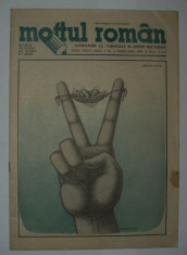 Revista Moftul Roman - nr. 4 , februarie 1990 - fosta revista Urzica - reviste , caricaturi , caricatura foto