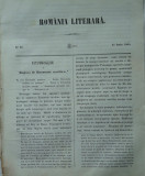 Revista Romania literara ; Director Vasile Alecsandri , nr. 22 , 1855