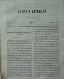 Cumpara ieftin Revista Romania literara ; Director Vasile Alecsandri , nr. 24 , 1855