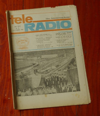 Ziar Tele Radio - anul XXVIII nr 31 saptamana 1 - 7 august 1982 !!! foto
