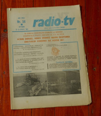 Ziar Radio Tv - anul XXVIII nr 16 saptamana 18 - 24 Noiembrie 1982 !!! foto