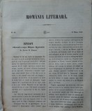 Revista Romania literara ; Director Vasile Alecsandri , nr. 18 , 1855