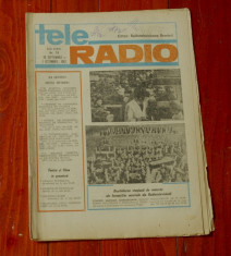 Ziar Tele Radio - anul XXVIII nr 39 saptamana 26 septembrie - 2 octombrie 1982 !!! foto