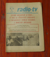 Ziar Radio Tv - anul XXVII nr 46 saptamana 8 - 14 Noiembrie 1981 !!! foto
