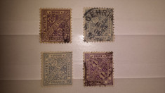 WURTTEMBERG 1917 SERIE STAMPILATA SI 1 VAL. NESTAMPILATA COTA 57 EURO foto