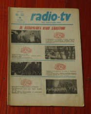 Ziar Radio Tv - anul XXVII nr 32 saptamana 2 - 8 august 1981 !!! foto