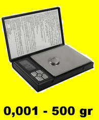 CANTAR BIJUTERII 0,01g - 500g! 2 zecimale electronic digital pt aur monezi bancnote vechi moneda de argint, bani foto