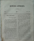 Revista Romania literara ; Director Vasile Alecsandri , nr. 26 , 1855