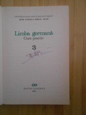 JEAN LIVESCU--LIMBA GERMANA CURS PRACTIC 2 volume.1 si 3 foto