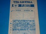 Program meci fotbal PETROLUL Ploiesti - AUTOBUZUL Bucuresti 21.06.1981