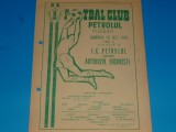 Program meci fotbal PETROLUL Ploiesti - AUTOBUZUL Bucuresti 29.10.1978