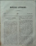 Cumpara ieftin Revista Romania literara ; Director Vasile Alecsandri , nr. 32 , Iasi , 1855