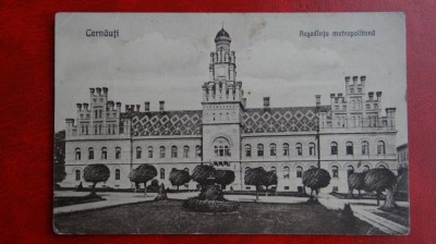 Carte postala - Cernauti - Resedinta Metropolitana - necirculat foto