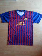 Tricou Barcelona, Messi pentru copii, marime 14, lungime 64 cm,latime 41 cm foto