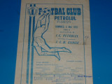 Program meci fotbal PETROLUL Ploiesti - FCM GIURGIU 06.05.1979