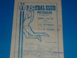 Program meci fotbal PETROLUL Ploiesti - FCM GIURGIU 06.05.1979