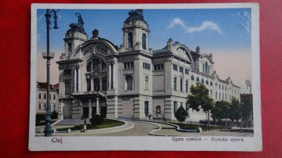 Carte postala - Cluj - Opera Romana foto