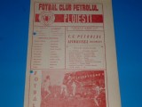 Program meci fotbal PETROLUL Ploiesti - AUTOMATICA Bucuresti 25.04.1982