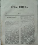 Revista Romania literara ; Director Vasile Alecsandri , nr. 31 , Iasi , 1855