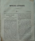 Cumpara ieftin Revista Romania literara ; Director Vasile Alecsandri , nr. 28 , Iasi , 1855