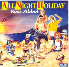 Russ Abbot - All night holiday (1985, Teldec) Disc vinil single 7&amp;quot; foto