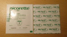 Nicorette plasture. 15 Mg.Nicotina.Pasul 2. foto