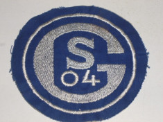 Emblema fotbal brodata - SCHALKE 04 foto