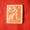 Timbru 15 pf.rosu 1920 Bavaria stamp.
