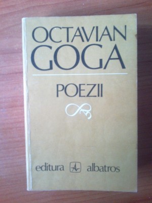 d7 Octavian Goga - Poezii foto