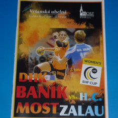 Program meci handbal DHK BANIK MOST (Cehia) - HC ZALAU (Romania)