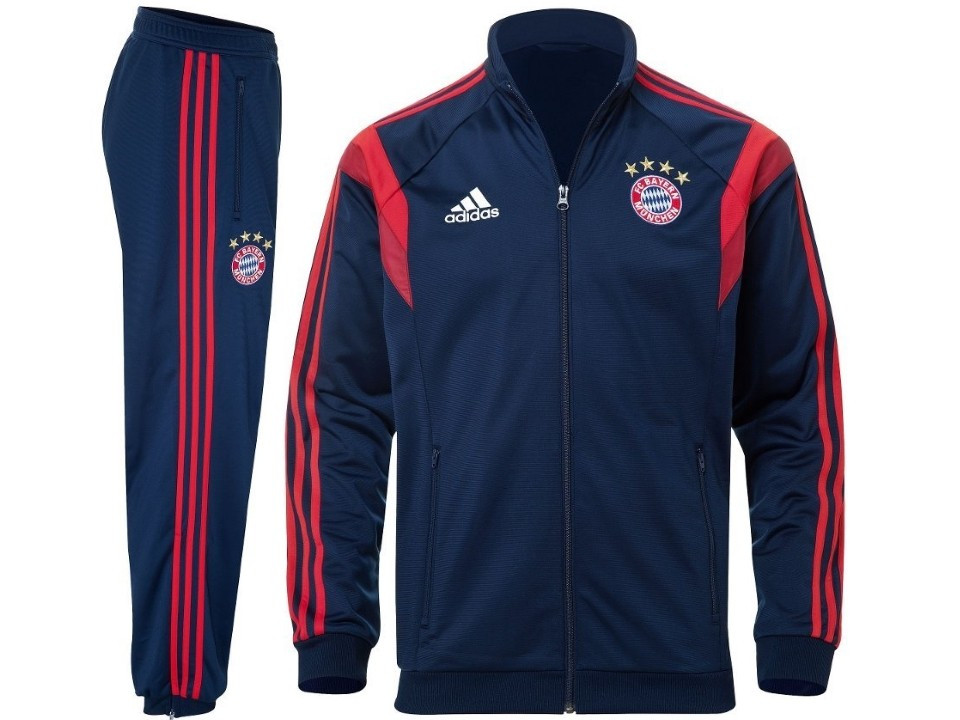 Trening barbat Adidas FC Bayern Munchen 2014/2015 - trening original -  pantaloni conici | arhiva Okazii.ro