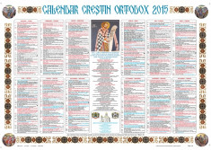 Calandar Crestin Ortodox 2015 foto