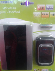 Sonerie fara fir wireless wifi doorbell buton fara fir foto