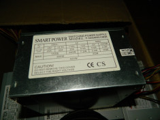 Vand sursa 400W Smart Power P-3200anxlcnnr 4x molex, 24 pini mobo, 4pini CPU, 1x Floppy, vent 80mm foto