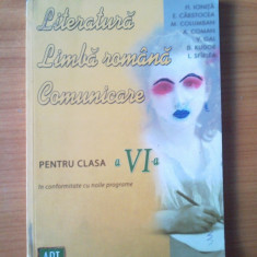 p Literatura . Limba romana. Comunicare . pentru clasa a VI -a (semestrul I)