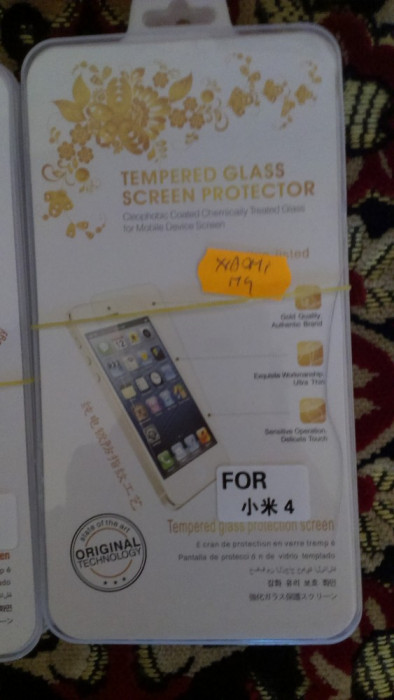 Folie sticla Xiaomi Mi 4 super folie temperata si securizata