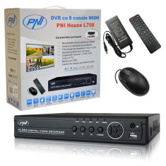 Resigilat - 2015 - DVR cu 8 canale model PNI House L708 cu HDMI 960H P2P H.264 foto