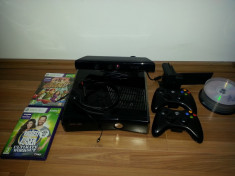 Xbox 360 Slim modat LT 3.0 + Kinect + DVD iHAS foto