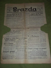 doua ziare Brazda si Brazda 2 (17 iunie si 16 iulie 1944, Iasi, Gheorghe Chiper) foto