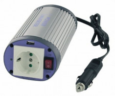 Resigilat - 2015 - Invertor de tensiune cu USB Albrecht 150W 12V Cod 47871 foto