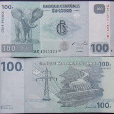 CONGO 2007 - BANCNOTA 100 FRANCS (97UNC) - BC12